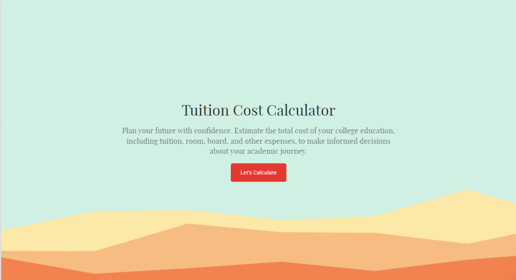 Tuition Cost Calculator Template
