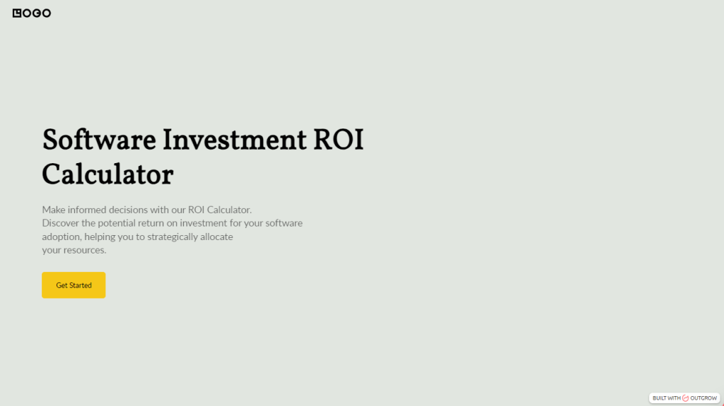 Software Investment ROI Calculator Template